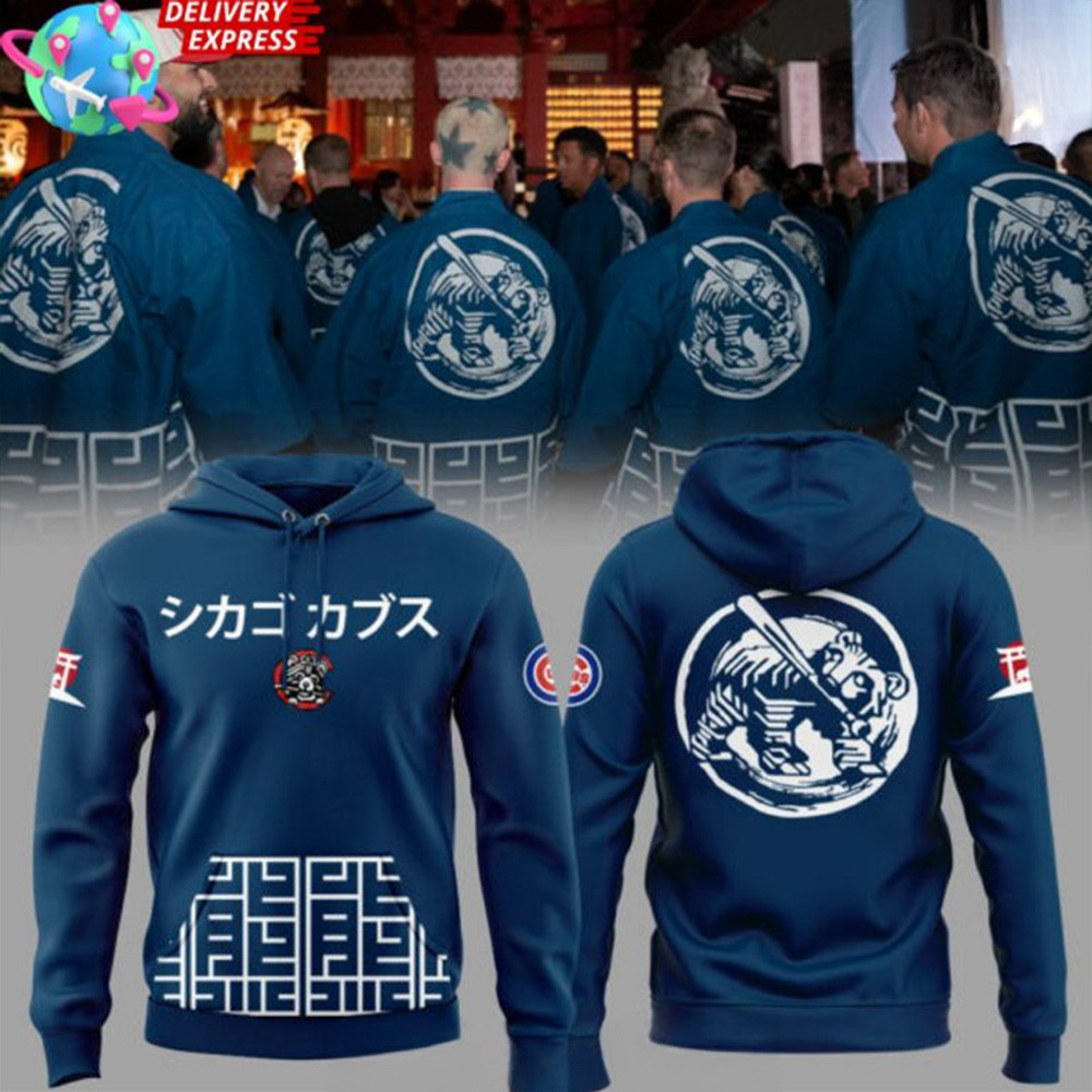 Chicago Cubs Tokyo Series 2025 Limited Hoodie Cubs Merch Father's Day Presents For Son-1