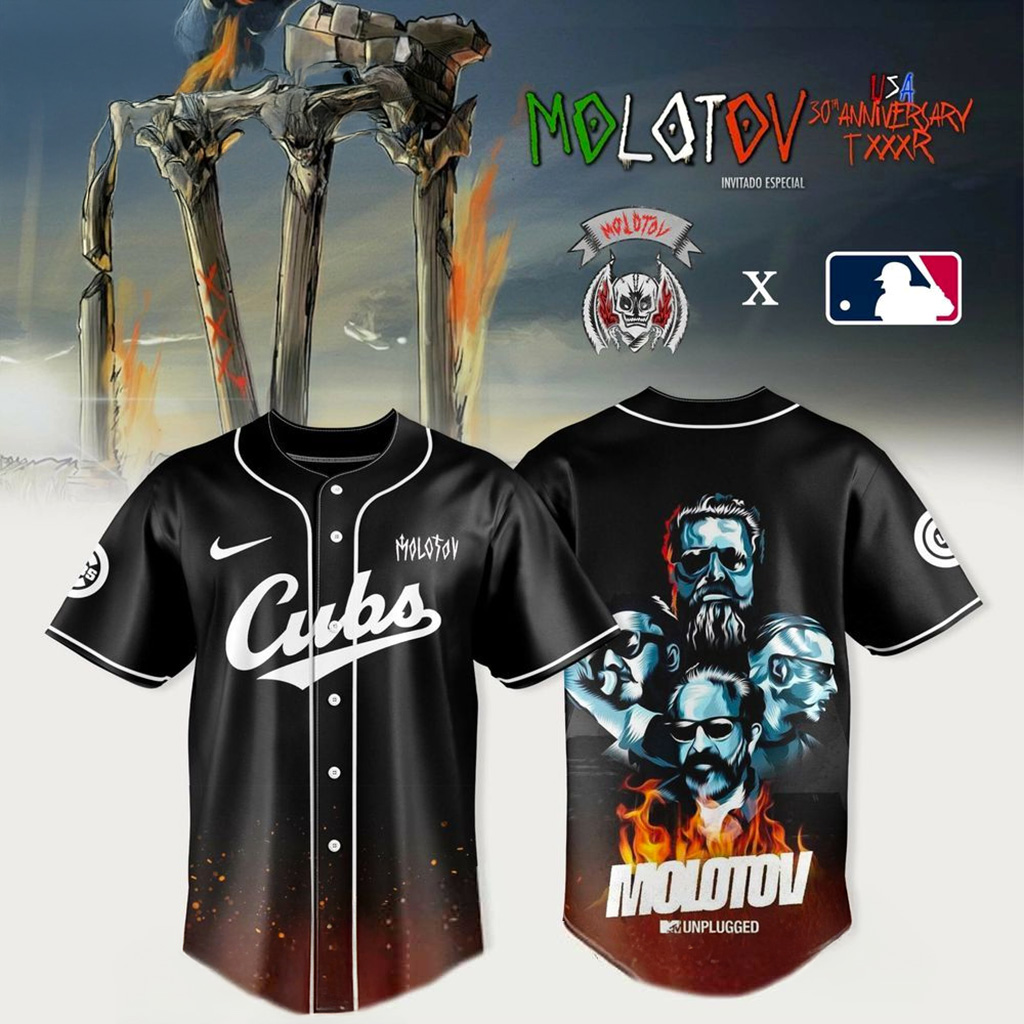 Chicago Cubs X Molotov 30Th Anniversary TXXXR Jersey Cubs Merch Baseball Enthusiast Gifts-1 Chicago Cubs X Molotov 30Th Anniversary TXXXR Jersey Cubs Merch Baseball Enthusiast Gifts-1