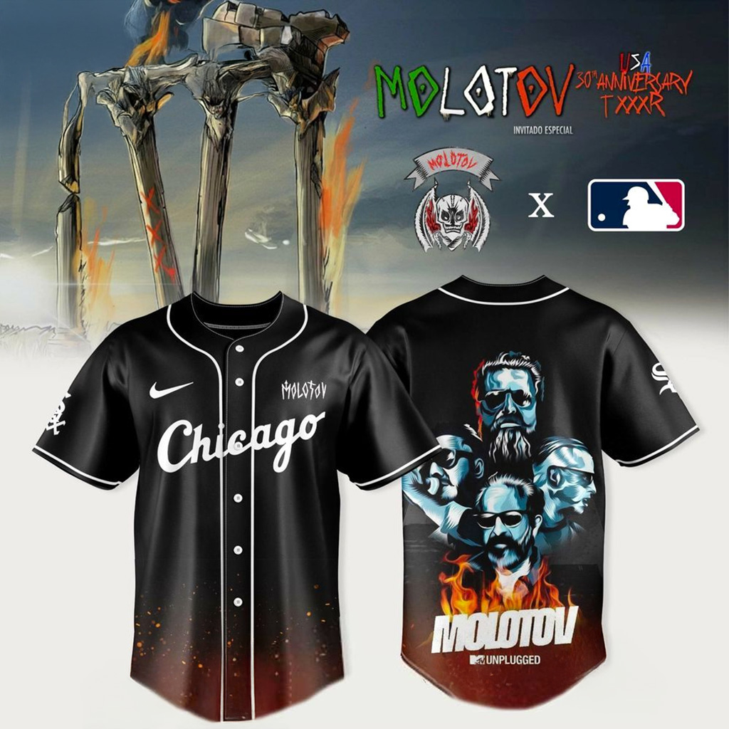 Chicago White Sox X Molotov 30Th Anniversary TXXXR Jersey Fan Merch Cool Baseball Gifts-1