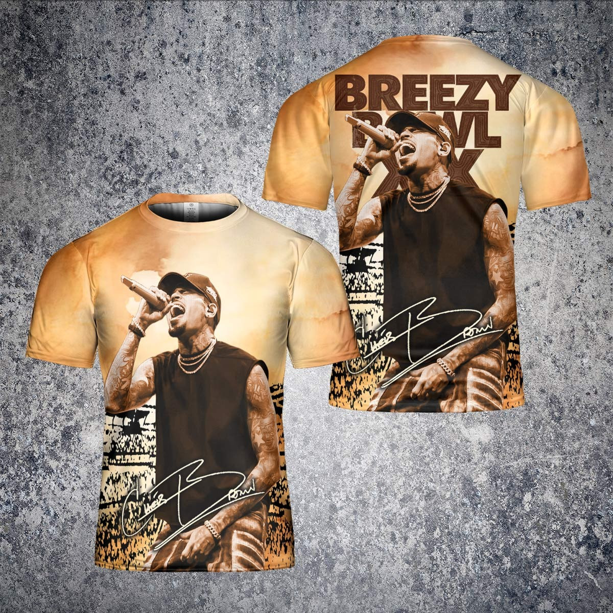 Chris Brown Breezy Bowl XX 2025 T-Shirt Concert Tour Merch Apparel Gifts For Fans For Him-1 Chris Brown Breezy Bowl XX 2025 T-Shirt Concert Tour Merch Apparel Gifts For Fans For Him-1