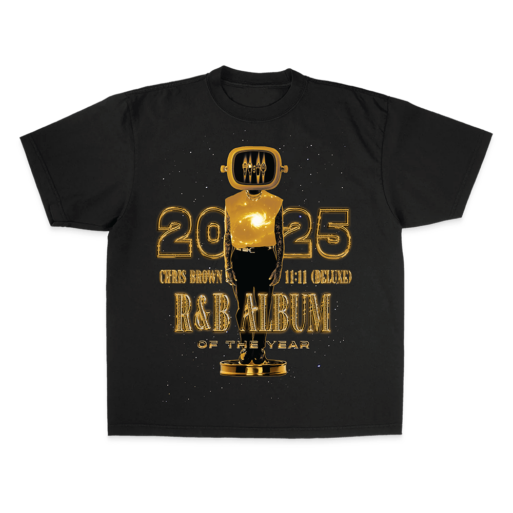 Chris Brown Merch Chris Brown R And B Album Of The Year 2025 T-Shirt Best Father's Day Gifts-1