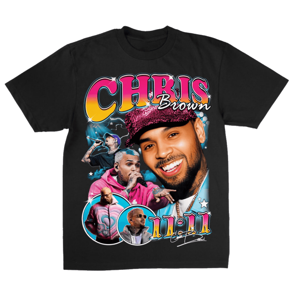 Chris Brown Merch Chris Brown T-Shirt Father's Day Gifts For Music Fans-1