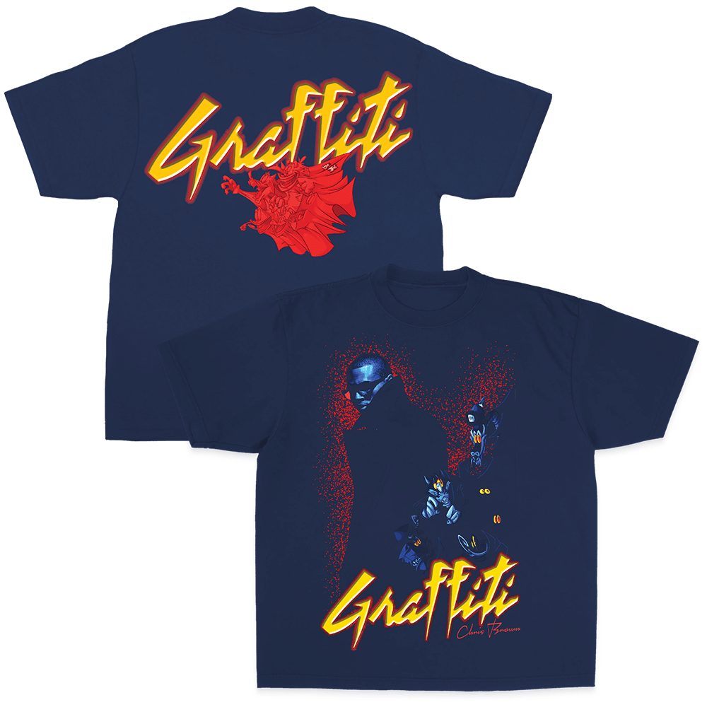 Chris Brown Merch Graffiti Rollout Shirt Chris Brown T-Shirt Father's Day Gifts For Husband-1 Chris Brown Merch Graffiti Rollout Shirt Chris Brown T-Shirt Father's Day Gifts For Husband-1