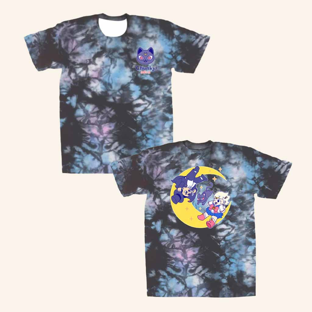 Chunky Things Merch Chunky Moon Xo Flying T-Shirt Christmas Present Ideas For Daughter-1