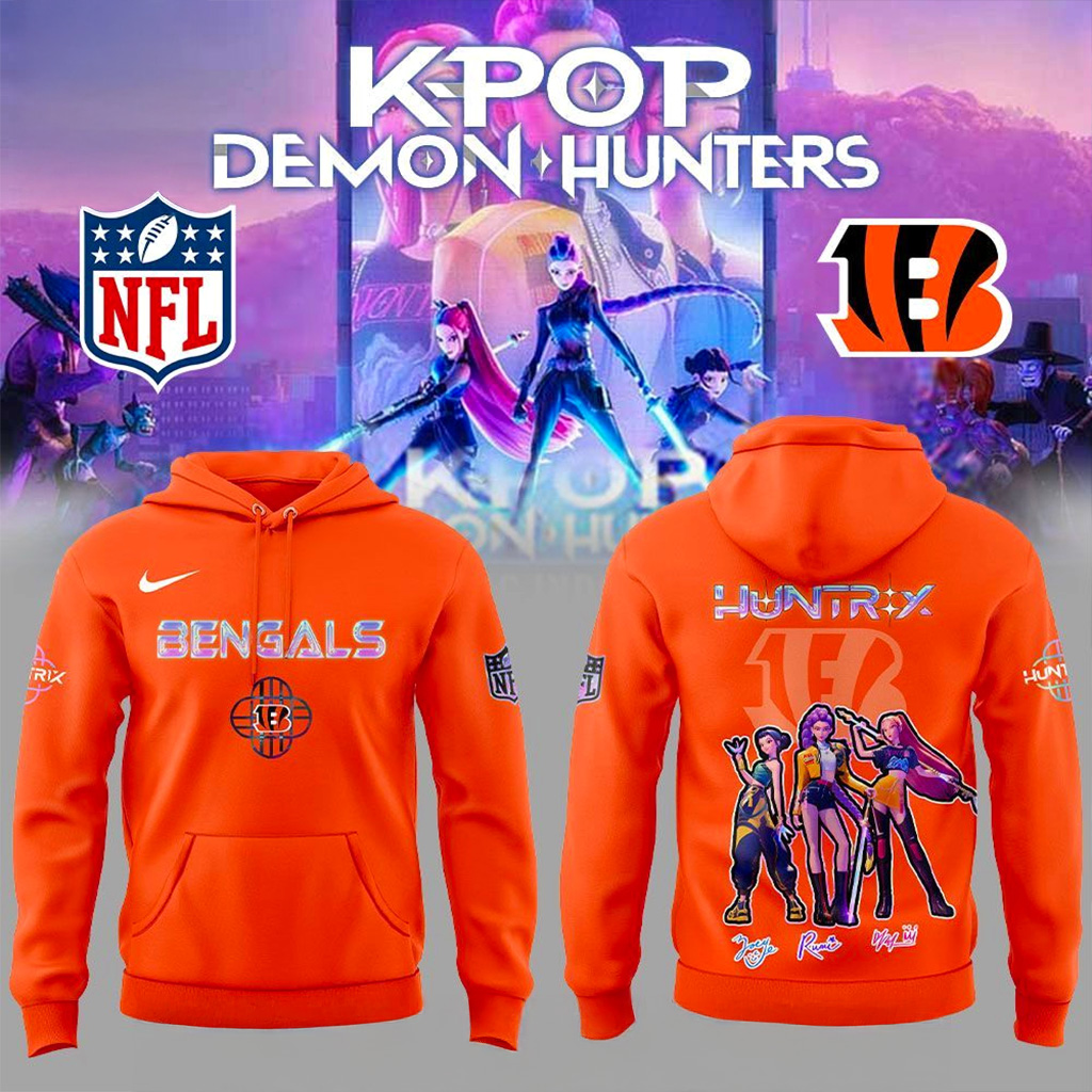 Cincinnati Bengals x KPop Demon Hunters Hoodie Cincinnati Bengals Merch Gift For Husband-1 Cincinnati Bengals x KPop Demon Hunters Hoodie Cincinnati Bengals Merch Gift For Husband-1