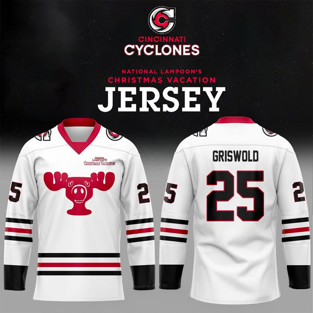 Cincinnati Cyclones National Lampoon's Christmas Vacation Jersey Cyclones Merch Gifts For Him-1