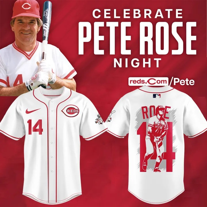Cincinnati Reds x Pete Rose Night Jersey MLB Merch Unique Baseball Fan Clothing Gift Ideas-1 Cincinnati Reds x Pete Rose Night Jersey MLB Merch Unique Baseball Fan Clothing Gift Ideas-1