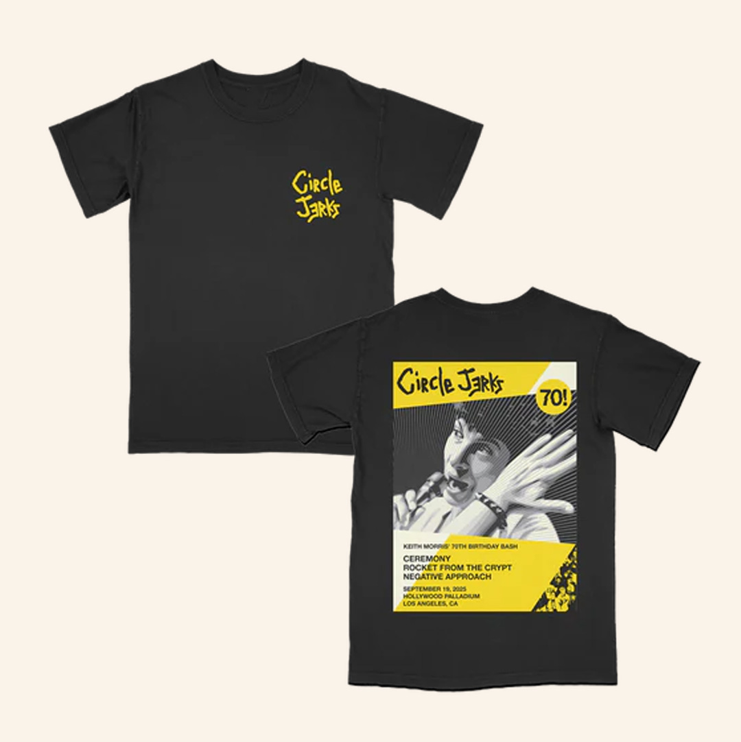 Circle Jerks Merch Shepard Fairey Keith Birthday Shirt Black Christmas Gift Ideas For Music Lovers-1