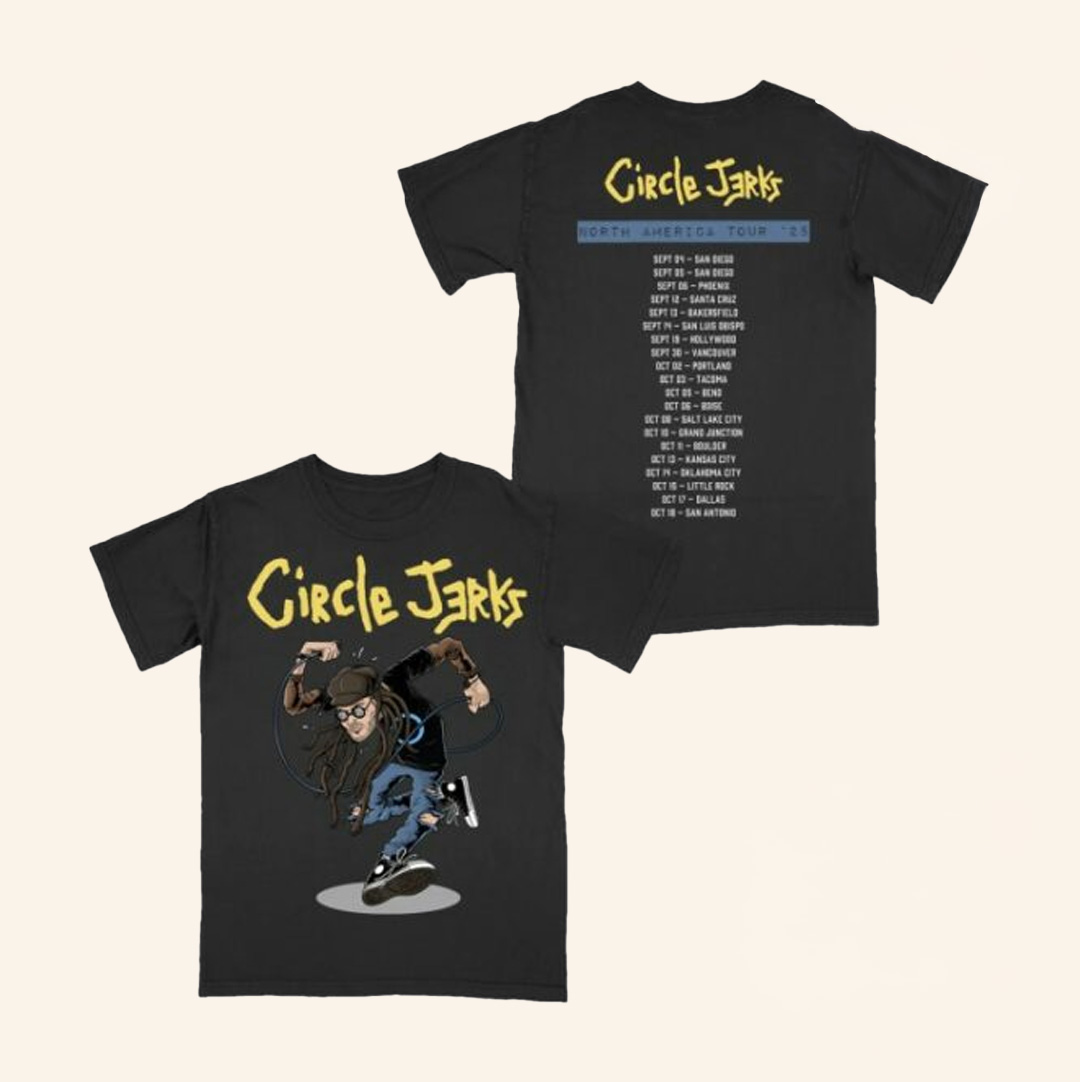 Circle Jerks Merch Skankman 2025 Tour Shirt Black Christmas Gifts For Fans-1 Circle Jerks Merch Skankman 2025 Tour Shirt Black Christmas Gifts For Fans-1