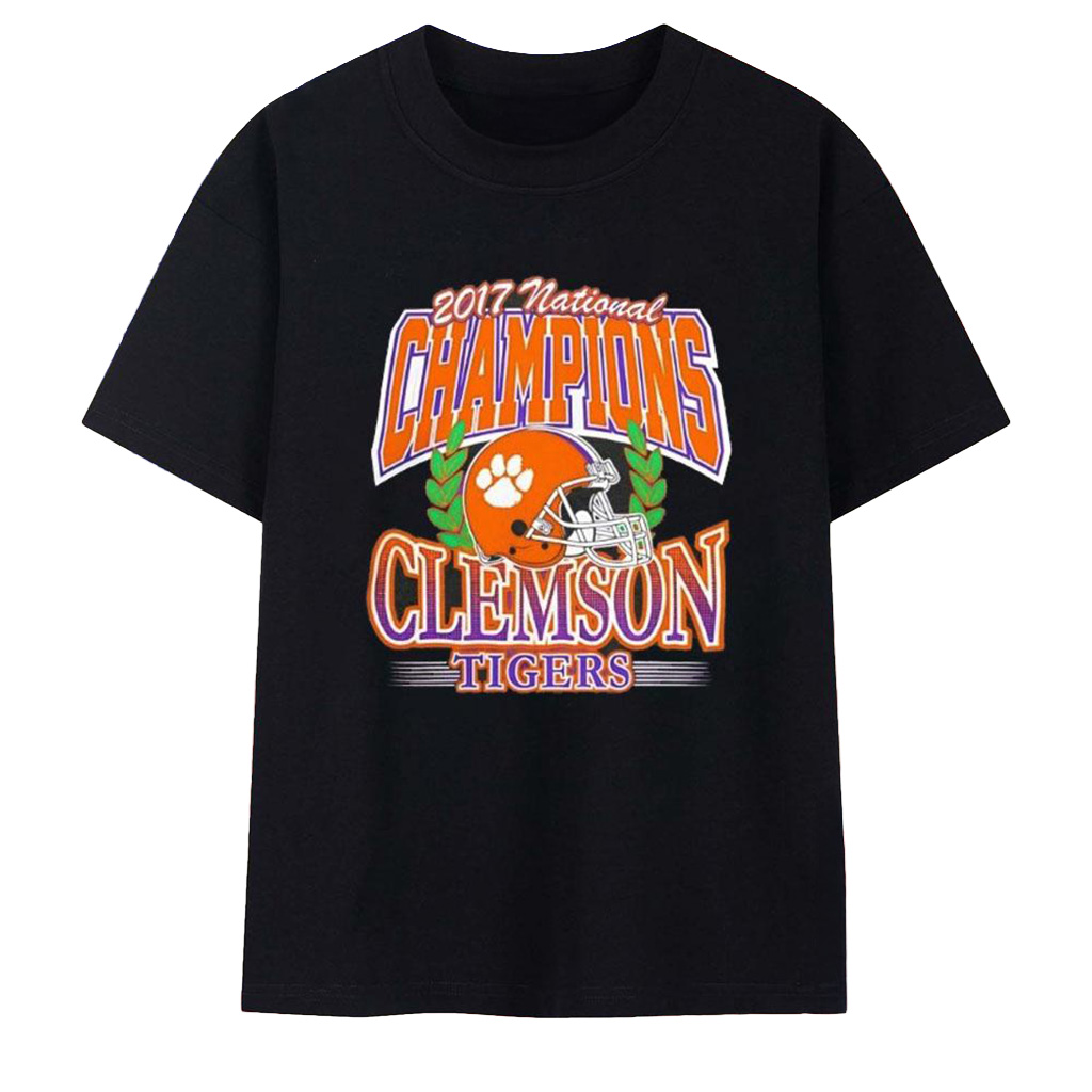 Clemson Tigers 2017 National Champions T-Shirt Clemson Tigers Merch Football Related Gifts-1