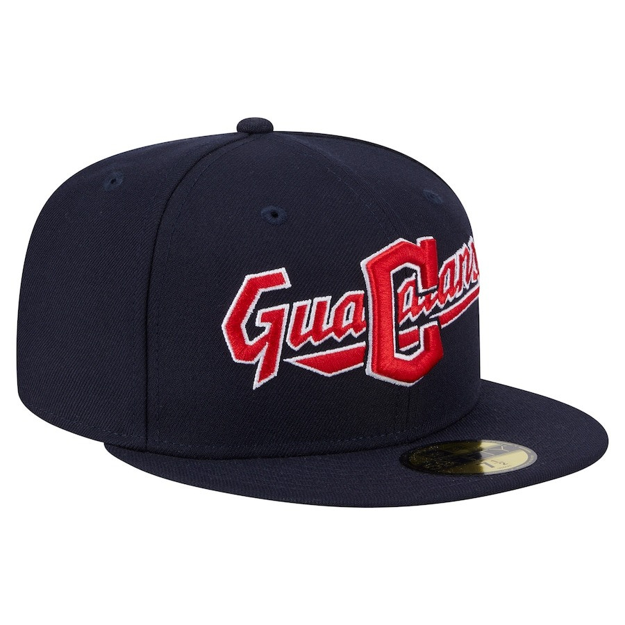 Cleveland Guardians New Era Overlap Hat MLB 59FIFTY Fitted Cap Gear Merch Gifts For Fans-1 Cleveland Guardians New Era Overlap Hat MLB 59FIFTY Fitted Cap Gear Merch Gifts For Fans-1