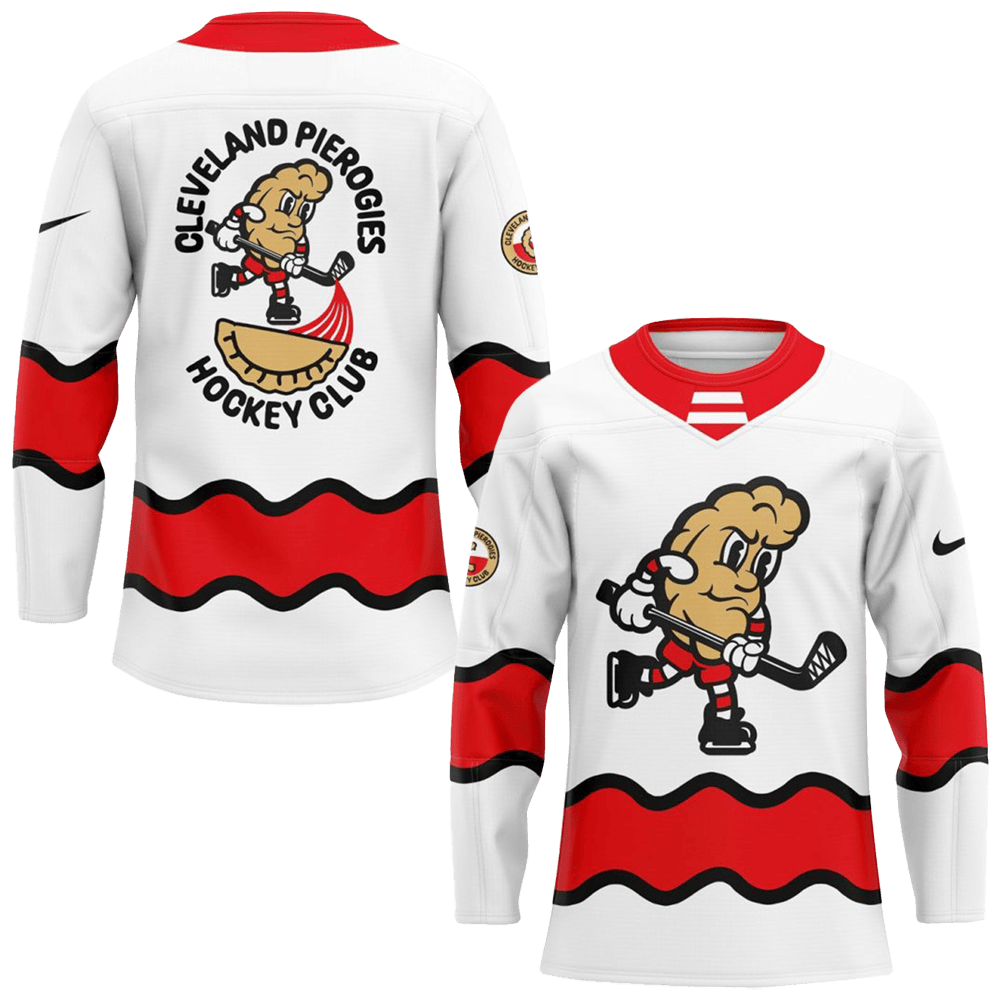 Cleveland Monsters Hockey Club Pucks And Pierogies Long Sleeve Shirt Cleveland Monsters Merch-1 Cleveland Monsters Hockey Club Pucks And Pierogies Long Sleeve Shirt Cleveland Monsters Merch-1