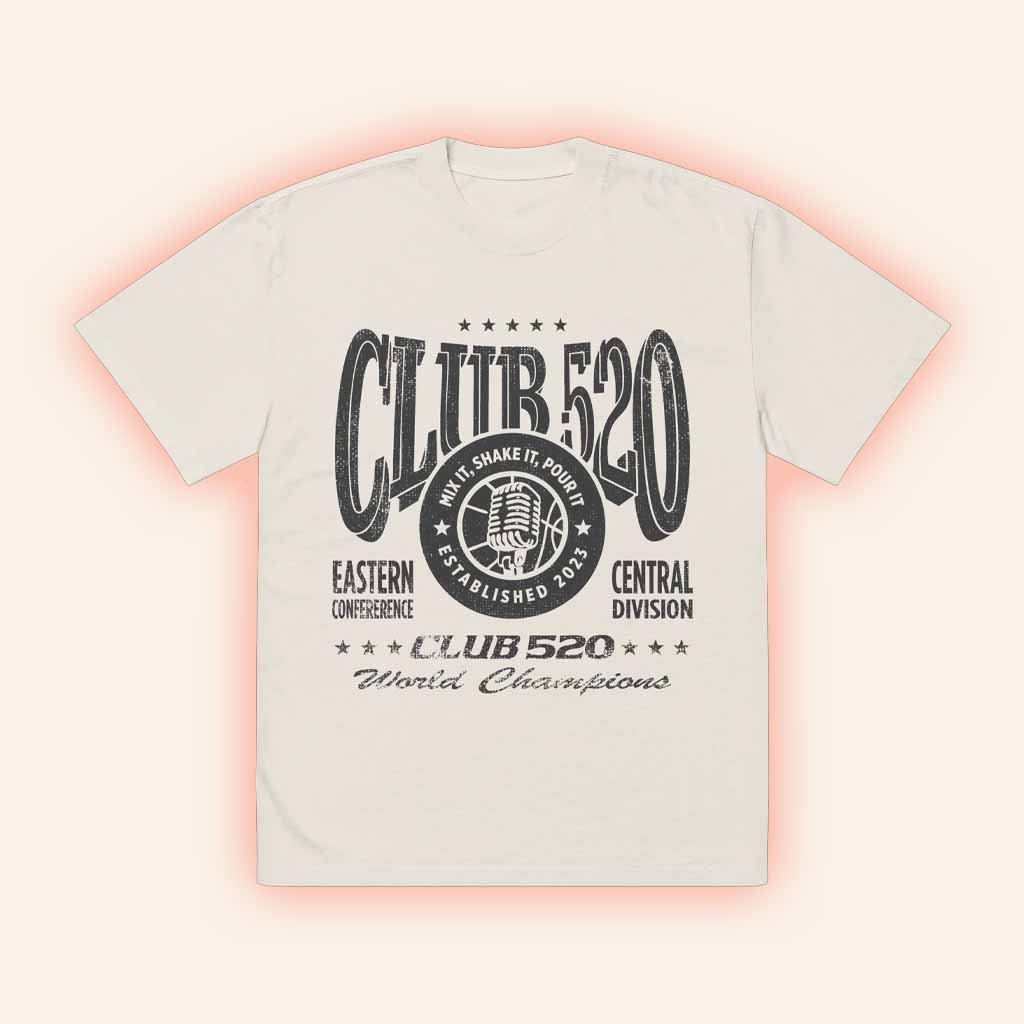 Club 520 Merch World Champions White Shirt Birthday Present For Husband-1