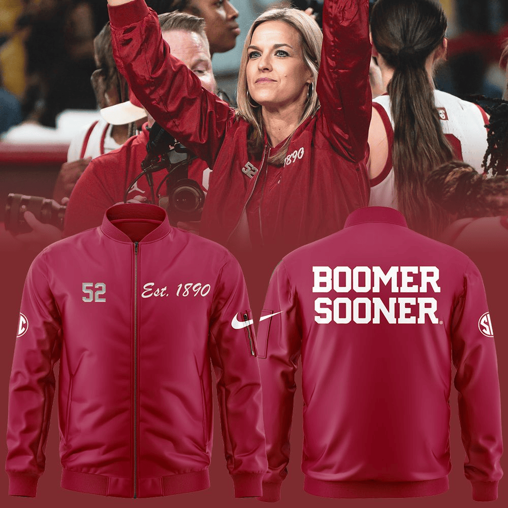 Coach Jennie Oklahoma Basketball Bomber Jacket Great Mother's Day Gifts-1 Coach Jennie Oklahoma Basketball Bomber Jacket Great Mother's Day Gifts-1