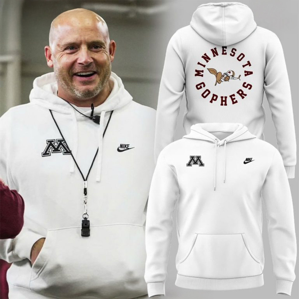 Coach P.J. Fleck Minnesota Golden Gophers 2025 Hoodie Father's Day Gifts For Husband-1 Coach P.J. Fleck Minnesota Golden Gophers 2025 Hoodie Father's Day Gifts For Husband-1