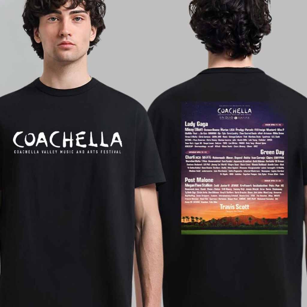 Coachella 2025 Poster Coachella Valley Music And Arts Festival Indio California April 2025 Shirt-1 Coachella 2025 Poster Coachella Valley Music And Arts Festival Indio California April 2025 Shirt-1