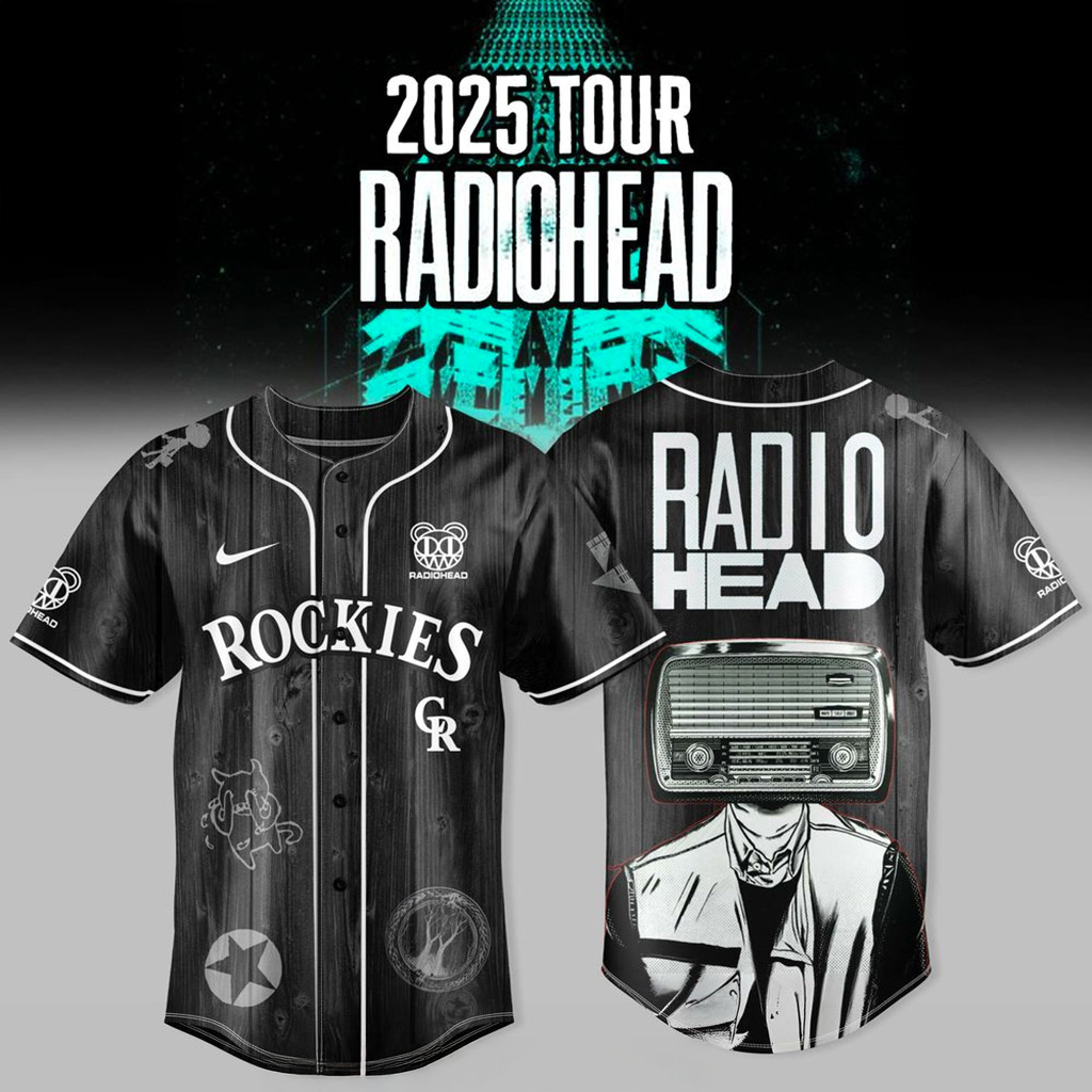 Colorado Rockies x Radiohead 2025 Tour Jersey Colorado Rockies Merch Gift For Men-1 Colorado Rockies x Radiohead 2025 Tour Jersey Colorado Rockies Merch Gift For Men-1