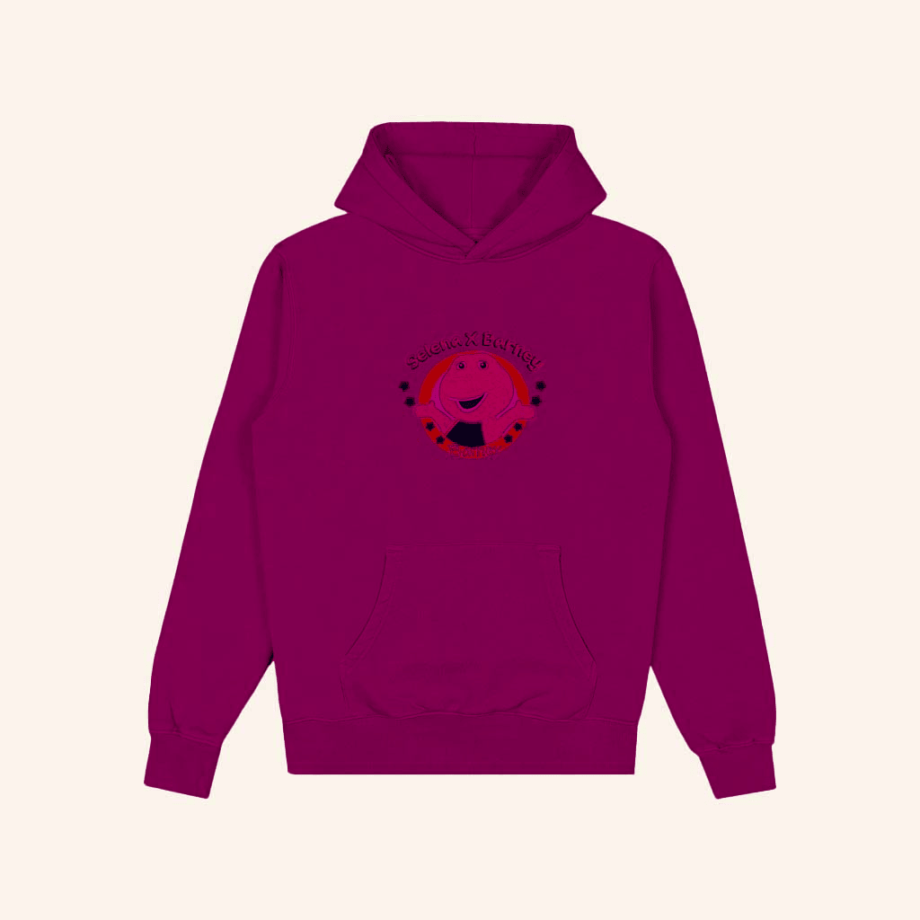 Complex Merch Selena Gomez Barney Hoodie Birthday Presents For Girlfriend-1