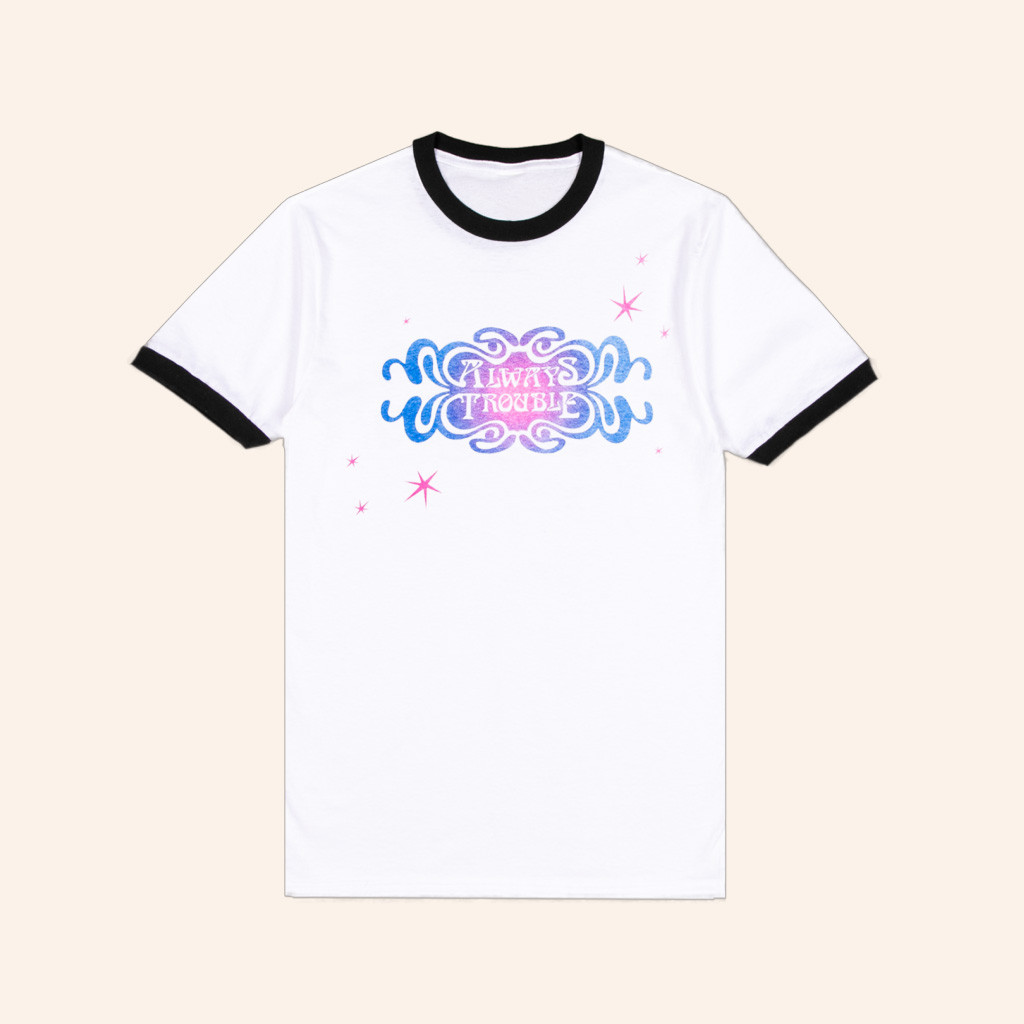 Complex Merch Selena Gomez Wizards Of Waverly Place X Selena Gomez Always Trouble Ringer T-Shirt Husband Christmas Gift Ideas-1