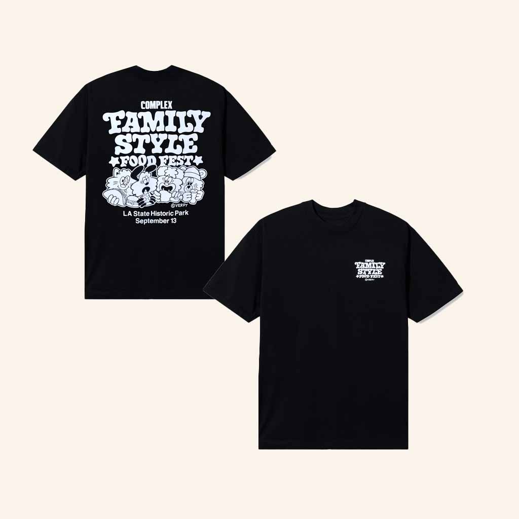 Complex Merch Verdy Family Style Verdy X FSFF Black Shirt Birthday Ideas For Her-1