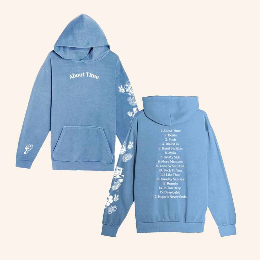 Connor Price Merch About Time Tracklist Hoodie Christmas Gift For Boyfriend-1 Connor Price Merch About Time Tracklist Hoodie Christmas Gift For Boyfriend-1