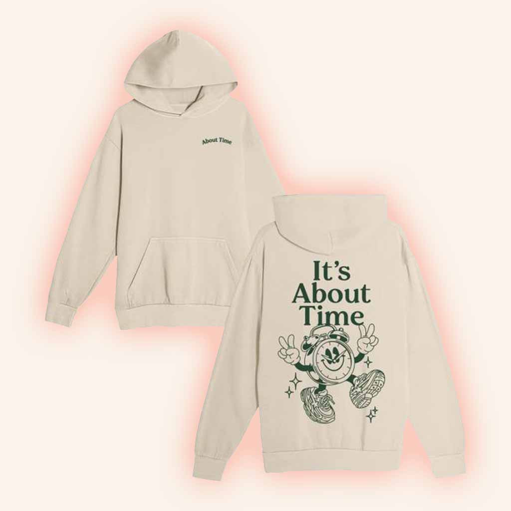 Connor Price Merch It's About Time Hoodie Best Christmas Gifts For Wife-1
