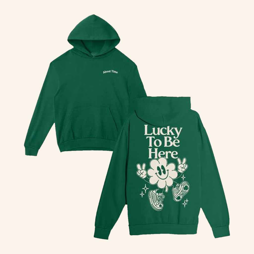 Connor Price Merch Lucky To Be Here Hoodie Christmas Present For Wife-1