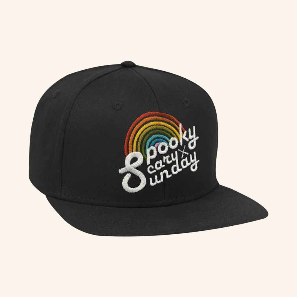 CoryxKenshin Merch Spooky Scary Sunday Snapback Hat Embroidered Gifts For Fans-1 CoryxKenshin Merch Spooky Scary Sunday Snapback Hat Embroidered Gifts For Fans-1