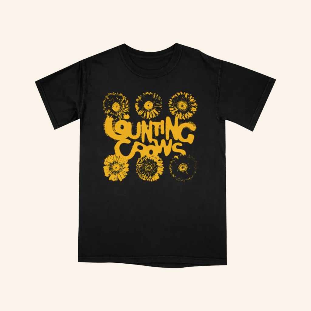 Counting Crows Merch 90's Flower T-Shirt Christmas Gift For Rock Band Lovers-1 Counting Crows Merch 90's Flower T-Shirt Christmas Gift For Rock Band Lovers-1