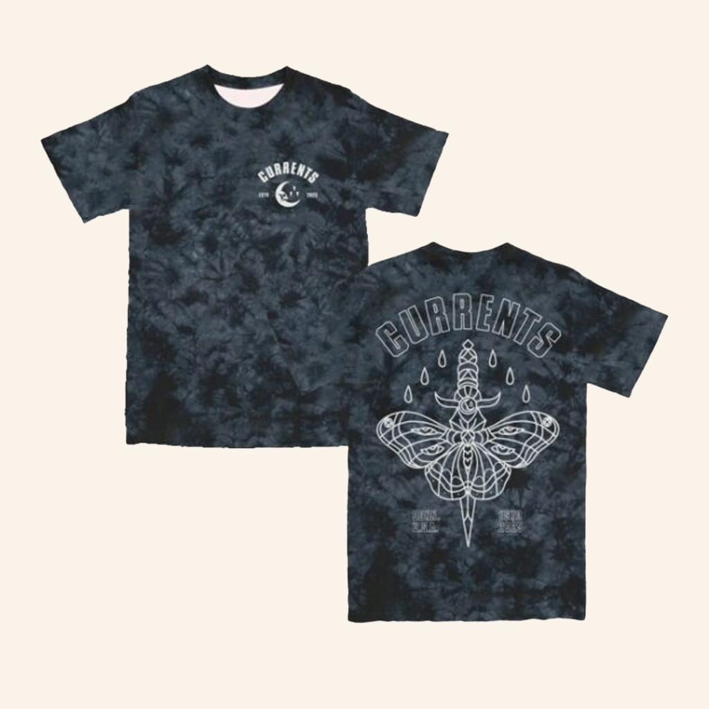 Currents Merch Moth Outline T-Shirt Unique Birthday Gift For Music Lovers-1 Currents Merch Moth Outline T-Shirt Unique Birthday Gift For Music Lovers-1