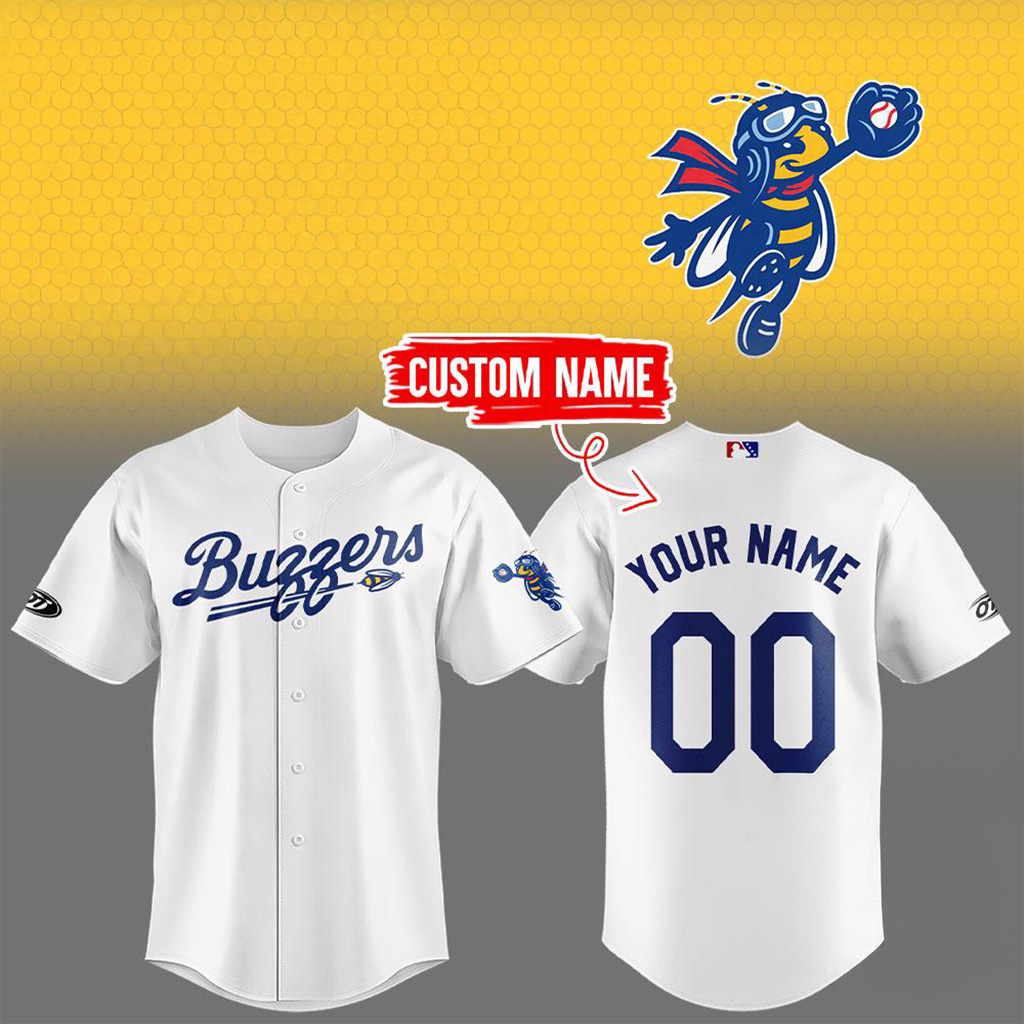 Custom Ontario Tower Buzzers 2025 Baseball White Jersey Buzzers Merch Gift For Brother-1 Custom Ontario Tower Buzzers 2025 Baseball White Jersey Buzzers Merch Gift For Brother