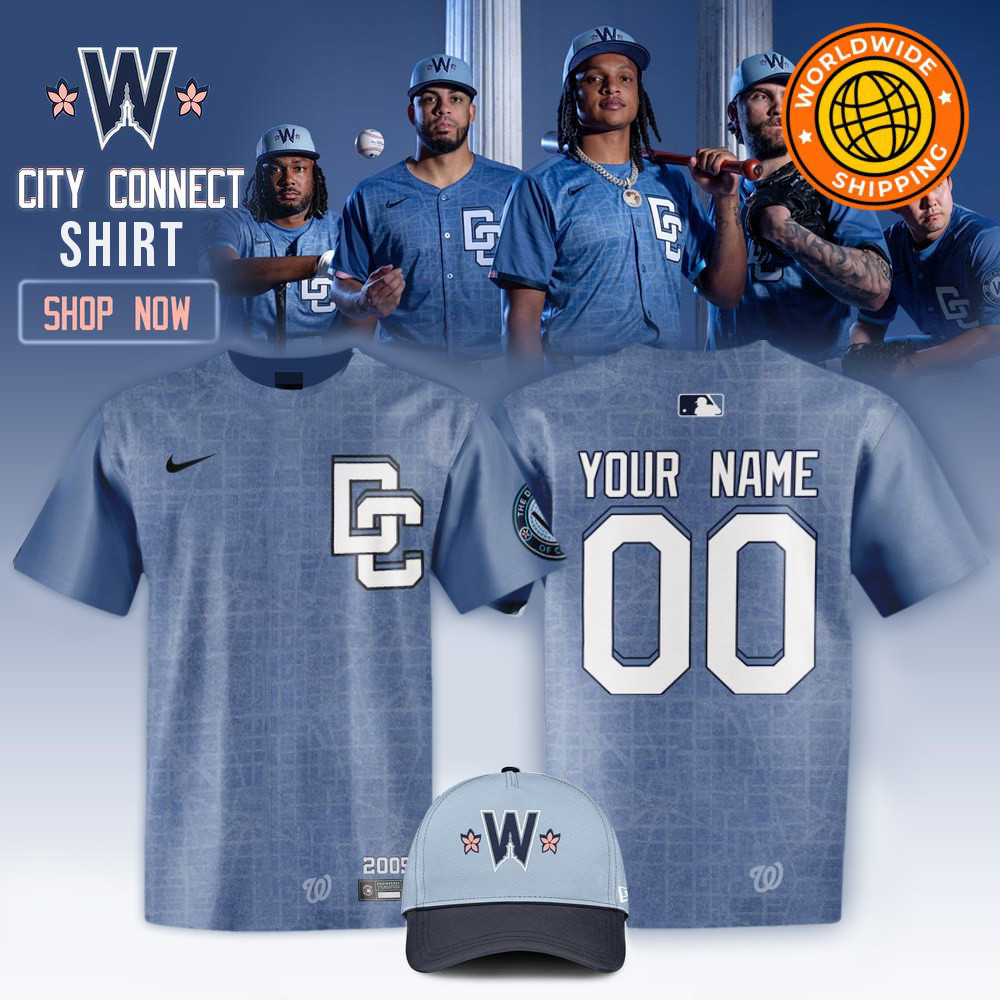 Custom Washington Nationals Nike Blue 2025 City Connect Shirt Gifts For Father's Day Ideas-1 Custom Washington Nationals Nike Blue 2025 City Connect Shirt Gifts For Father's Day Ideas-1