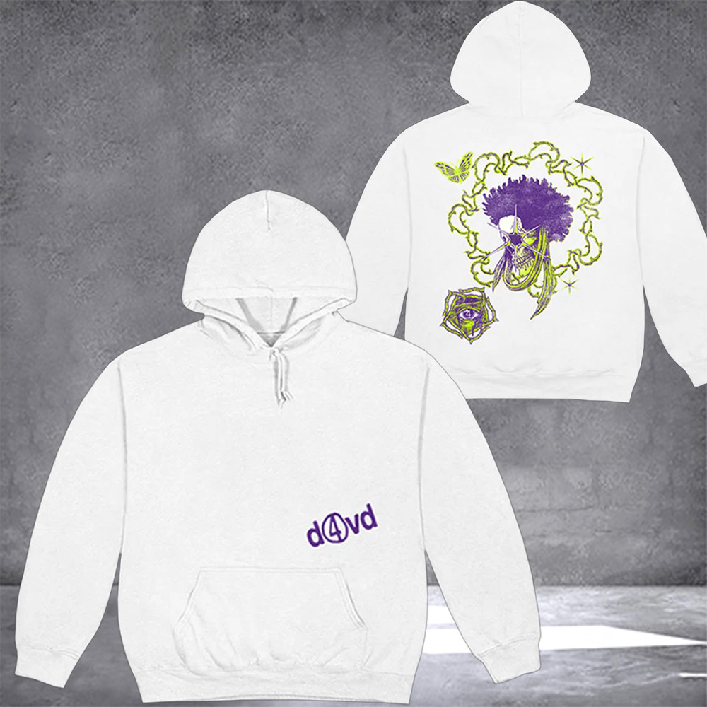 D4vd Merch Hoodie D4vd Tour Merch Hooded Sweatshirt Apparel Gifts For Fans-1 D4vd Merch Hoodie D4vd Tour Merch Hooded Sweatshirt Apparel Gifts For Fans-1