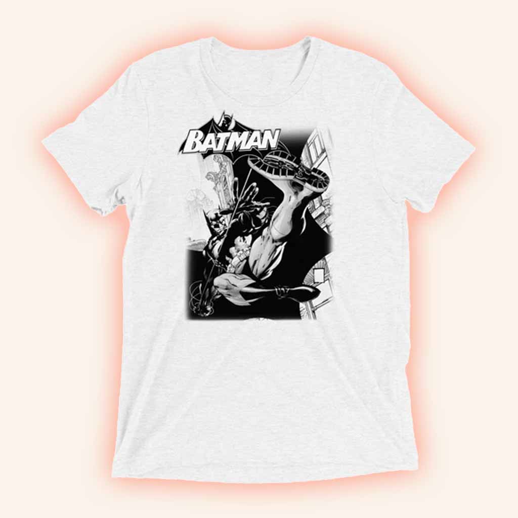 DC Merch Batman Hush Pencils Tri-Blend Shirt Best Gift For Batman Fans-1