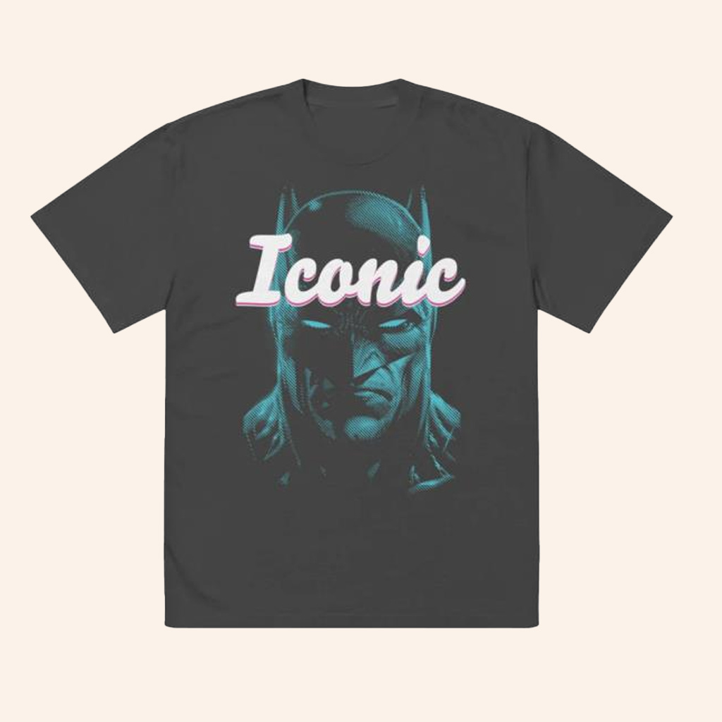 DC Merch Batman Iconic T-Shirt Xmas Gifts For Men-1 DC Merch Batman Iconic T-Shirt Xmas Gifts For Men-1