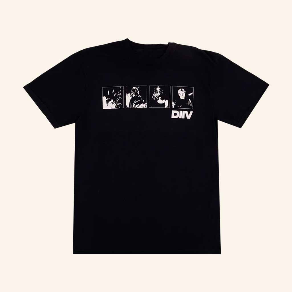 DIIV Merch Live Band Black T-Shirt Christmas Present Ideas For Men-1 DIIV Merch Live Band Black T-Shirt Christmas Present Ideas For Men-1