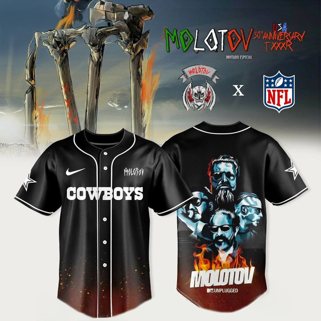 Dallas Cowboy X Molotov 30Th Anniversary TXXXR Jersey Dallas Cowboy Merch Gift For Him-1 Dallas Cowboy X Molotov 30Th Anniversary TXXXR Jersey Dallas Cowboy Merch Gift For Him-1