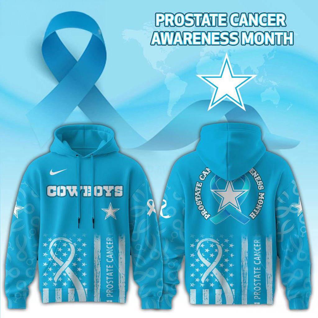 Dallas Cowboys 2025 NFL Prostate Cancer Awareness Hoodie Dallas Cowboys Merch Fans Gifts-1 Dallas Cowboys 2025 NFL Prostate Cancer Awareness Hoodie Dallas Cowboys Merch Fans Gifts-1
