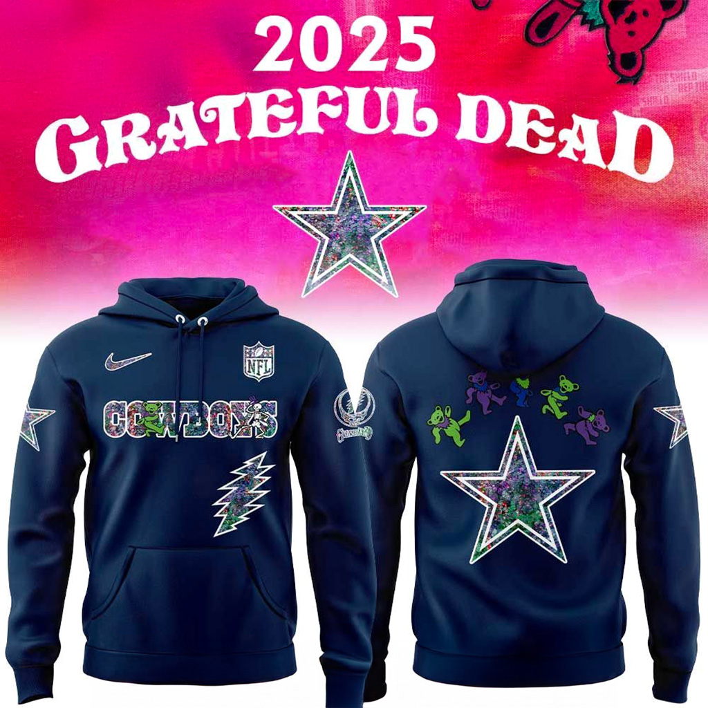 Dallas Cowboys Grateful Dead Night 2025 Hoodie Dallas Cowboys Merch Football Gifts For Men-1 Dallas Cowboys Grateful Dead Night 2025 Hoodie Dallas Cowboys Merch Football Gifts For Men-1