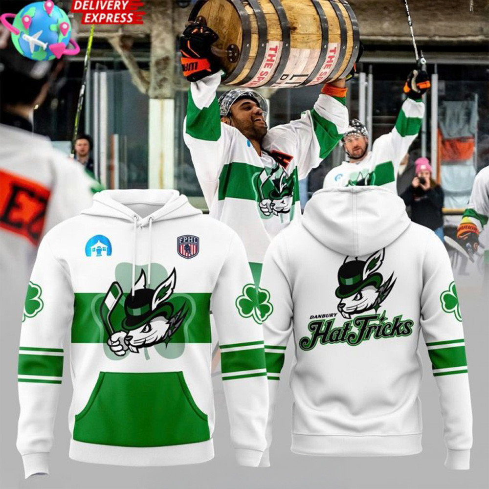 Danbury Hat Tricks St. Patrick's Day 2025 Hoodie First Fathers Day Gift-1