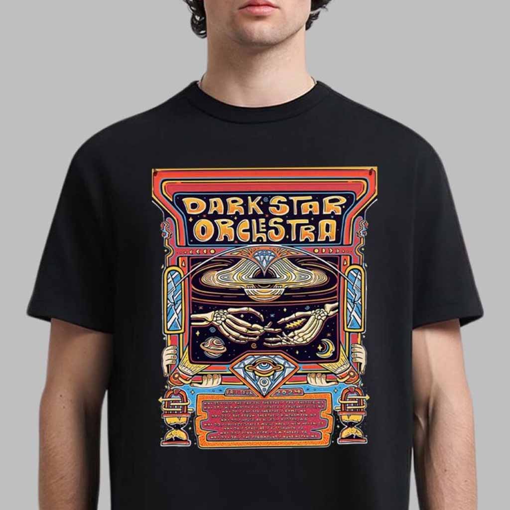 Dark Star Orchestra Merch Poster For Fall Tour 2024  T-Shirt Gift Ideas For Fans-1