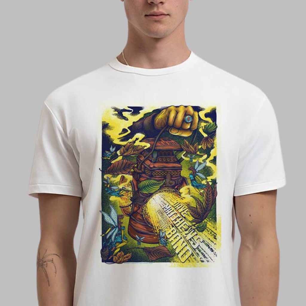 Dave Matthews Band Merch Concert Poster For Columbus Ohio 2024 T-Shirt Gift For Music Fans-1