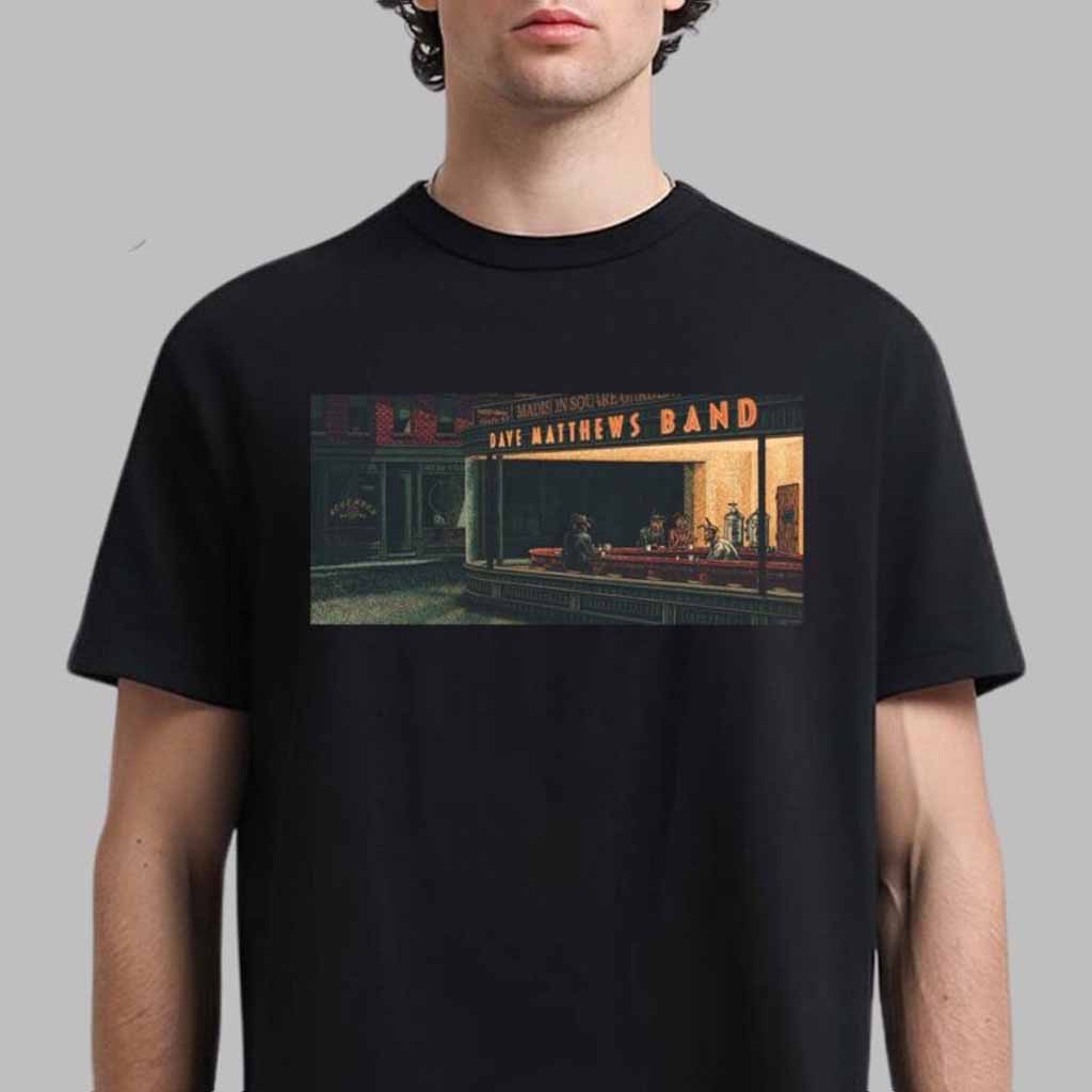 Dave Matthews Band Poster For Show In New York City Night 2 At Madison Square Garden On November 23 2024 T-Shirt Music Lovers Gifts-1