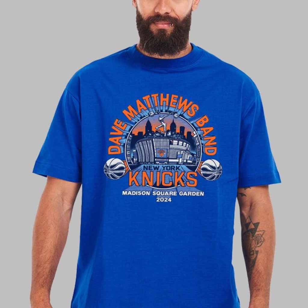 Dave Matthews Band X New York Knicks Madison Square Garden Show 2024 T-Shirt Fan Merch Gifts For Dudes-1 Dave Matthews Band X New York Knicks Madison Square Garden Show 2024 T-Shirt Fan Merch Gifts For Dudes-1