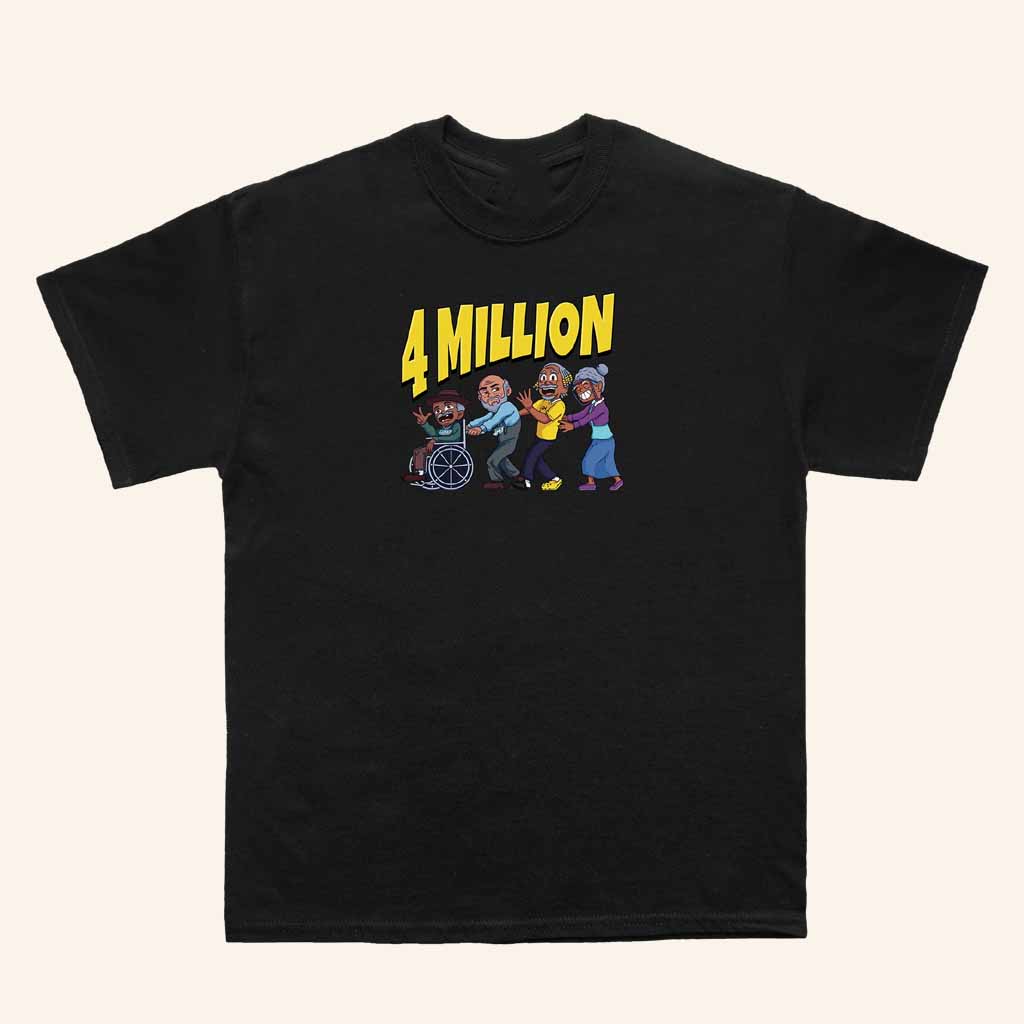 Daydrian Harding Merch 4 Million Subscribers Black Shirt Birthday Ideas For Him-1 Daydrian Harding Merch 4 Million Subscribers Black Shirt Birthday Ideas For Him-1