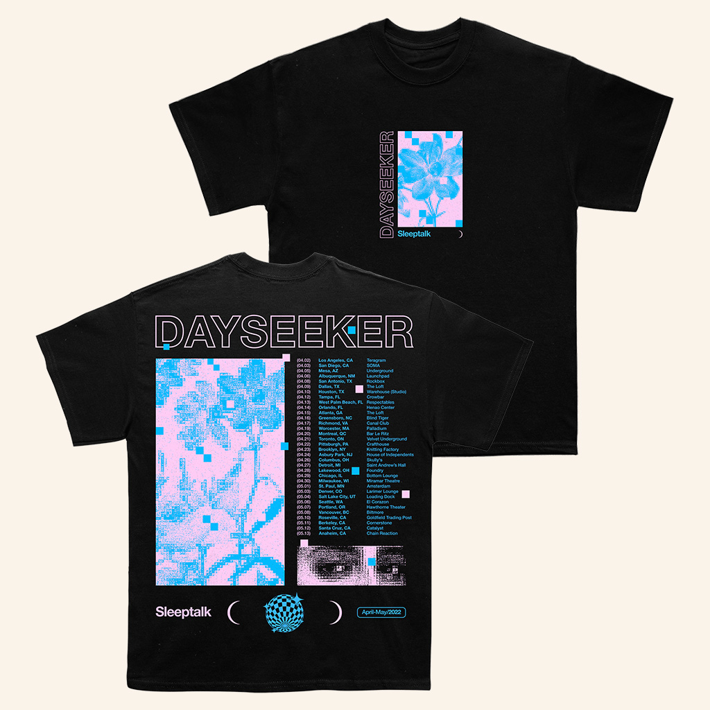 Dayseeker Merch Sleeptalk Headliner Tour T-Shirt Gift Ideas For Music Lovers-1