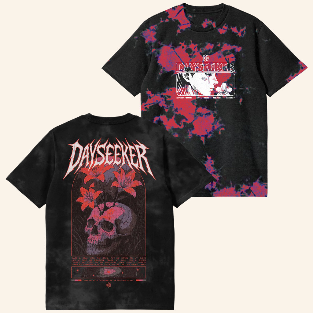 Dayseeker Merch Teardrop T-Shirt Christmas Gift Ideas For Boyfriend-1