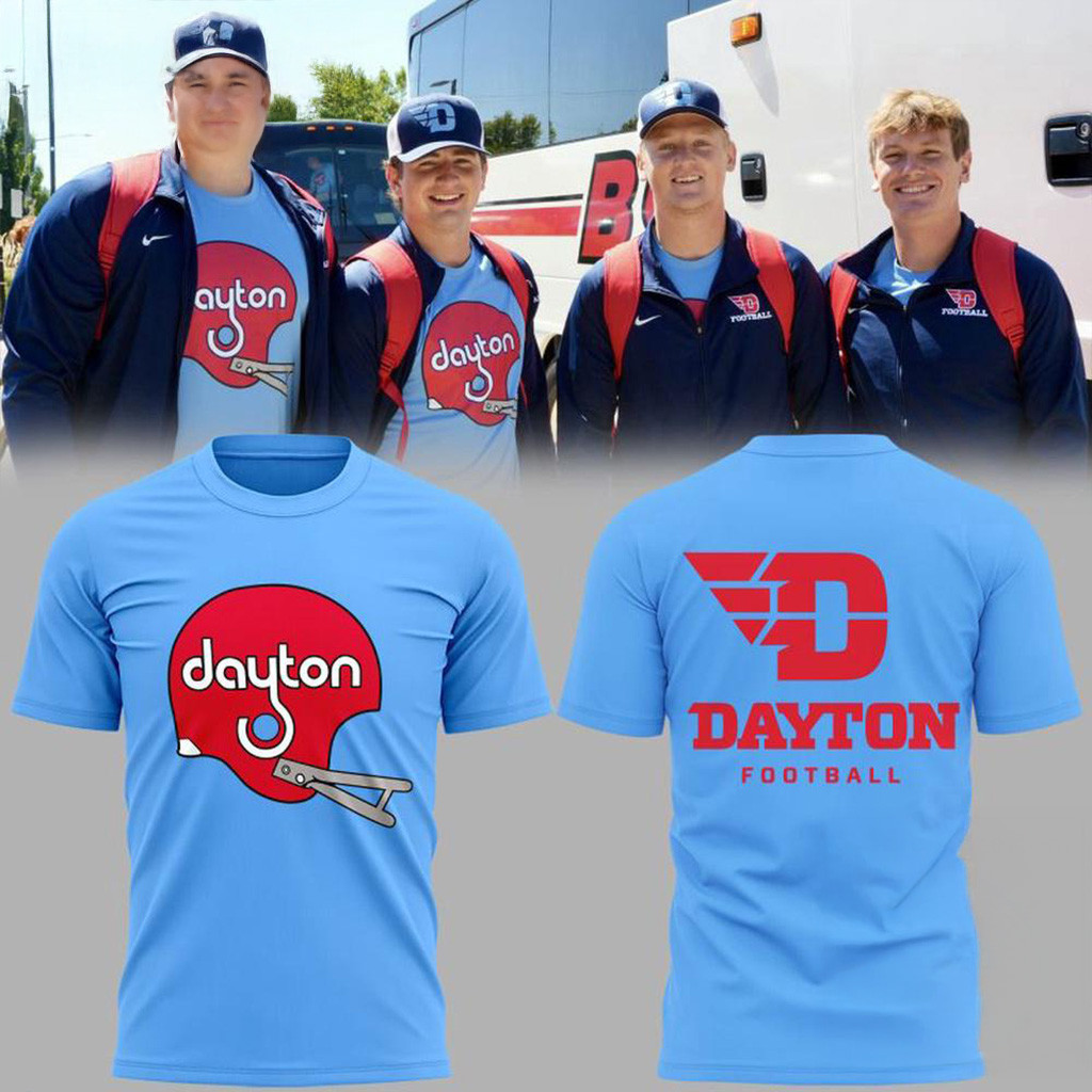 Dayton Flyers Football 2025 New Uniform Shirt Dayton Flyers Merch Football Fan Gifts-1 Dayton Flyers Football 2025 New Uniform Shirt Dayton Flyers Merch Football Fan Gifts-1