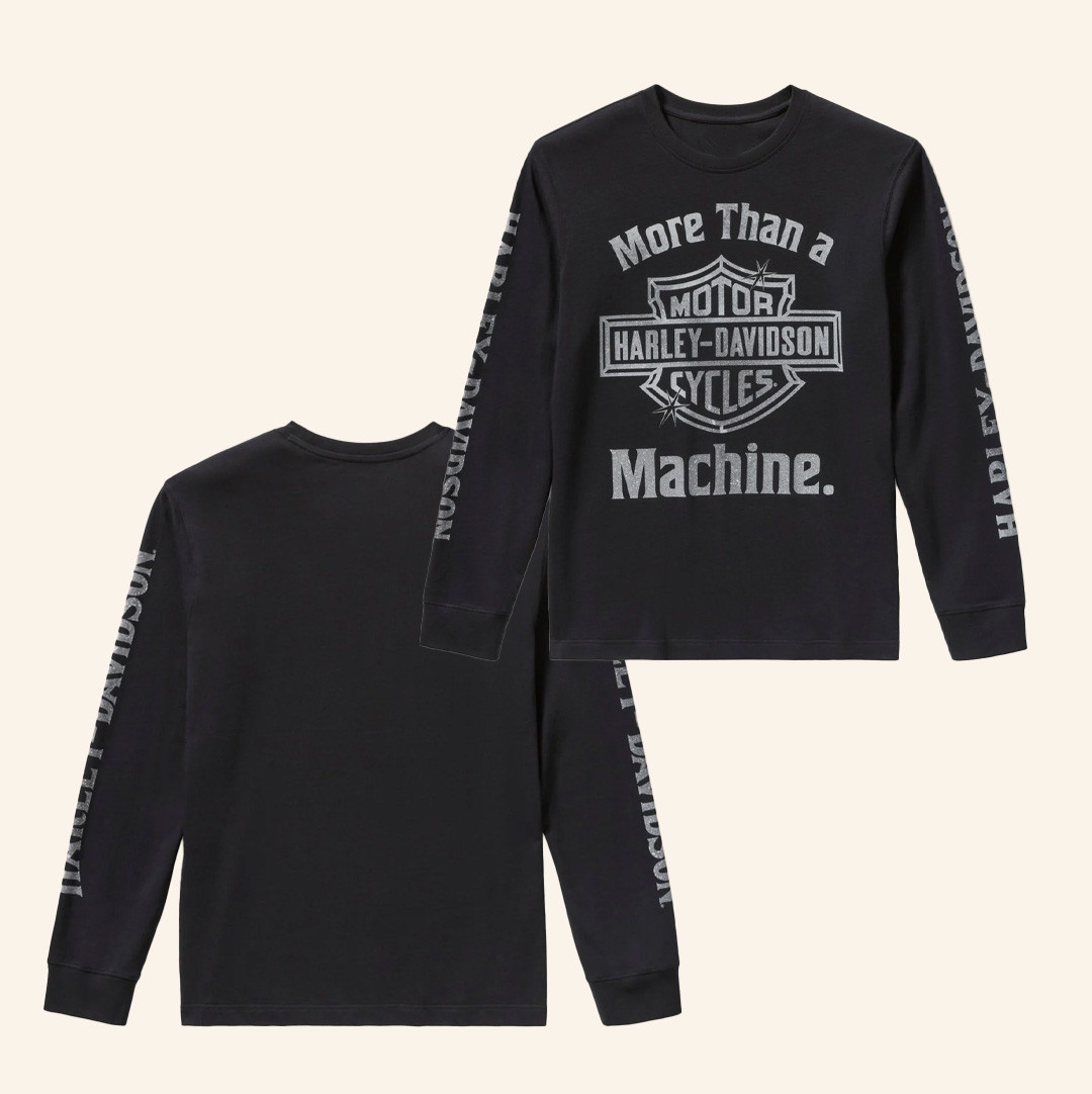 Daytona Harley Davidson Merch Harley-Davidson Men's More Than A Machine Long Sleeve Shirt Christmas Present For Him-1 Daytona Harley Davidson Merch Harley-Davidson Men's More Than A Machine Long Sleeve Shirt Christmas Present For Him-1