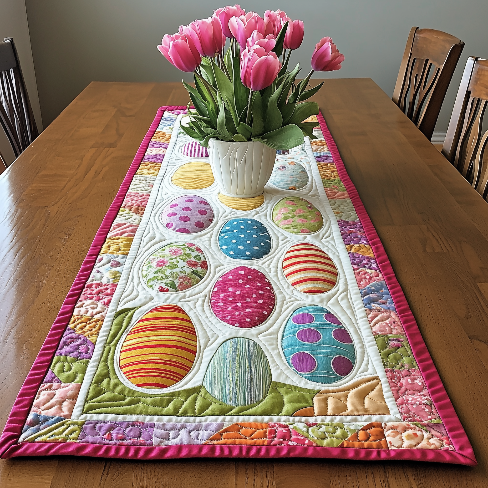Dazzling Delight Quilted Table Runner Best Family Valentine Day Gifts-1 Dazzling Delight Quilted Table Runner Best Family Valentine Day Gifts-1